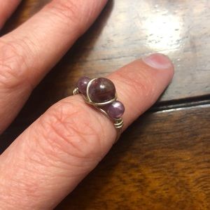 Amethyst Wired Ring